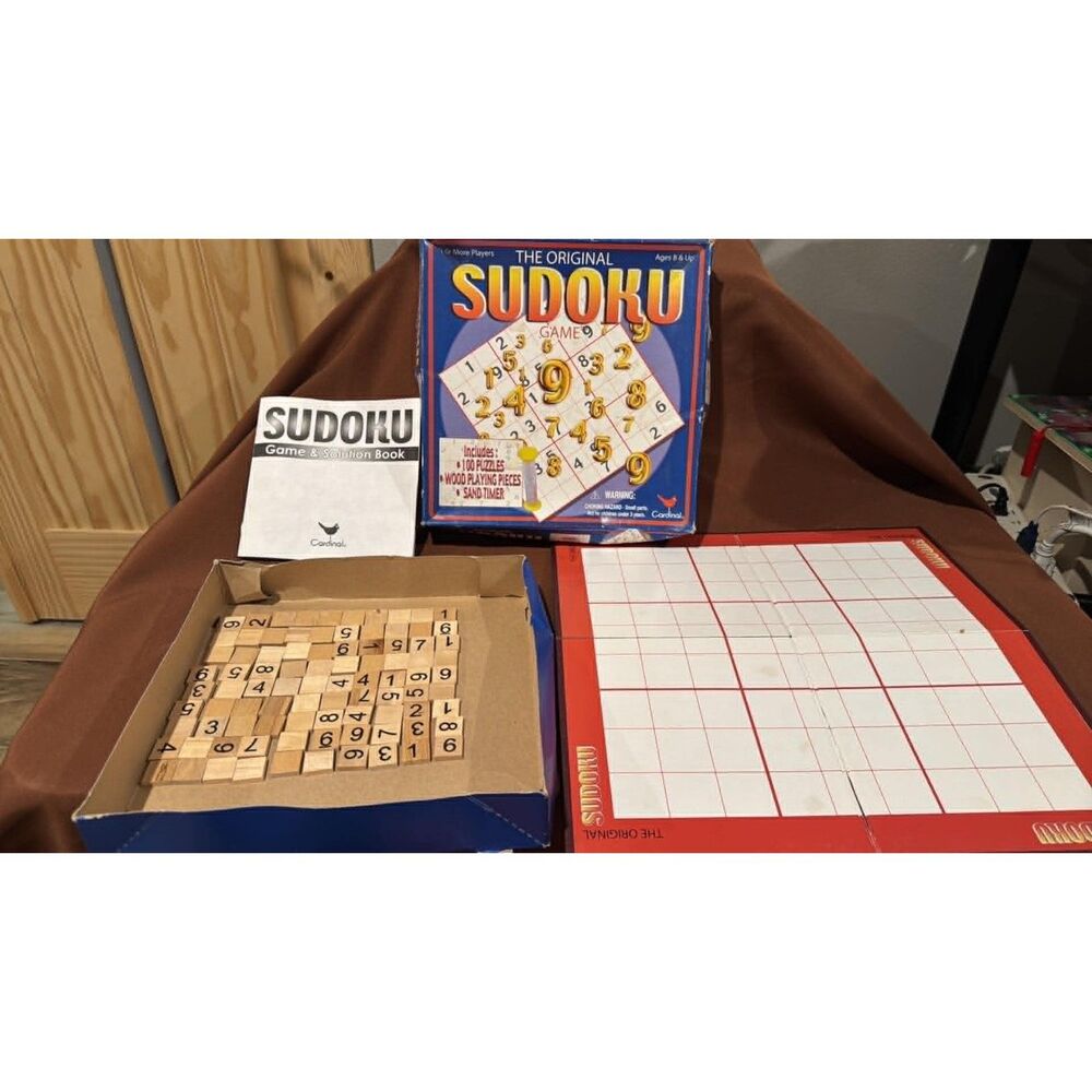 The Original Sudoku Game   Complete  Cardinal Game Number Game
